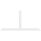 Ekena Millwork Portland Architectural Grade PVC Gable Bracket, 84"W x 42"H x 4"D x 4"F, 12/12 Pitch GBP084X42X0404POR00 - alternate 2